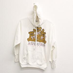 Vintage Auburn University Teddy Bears Hooded Sweatshirt Large